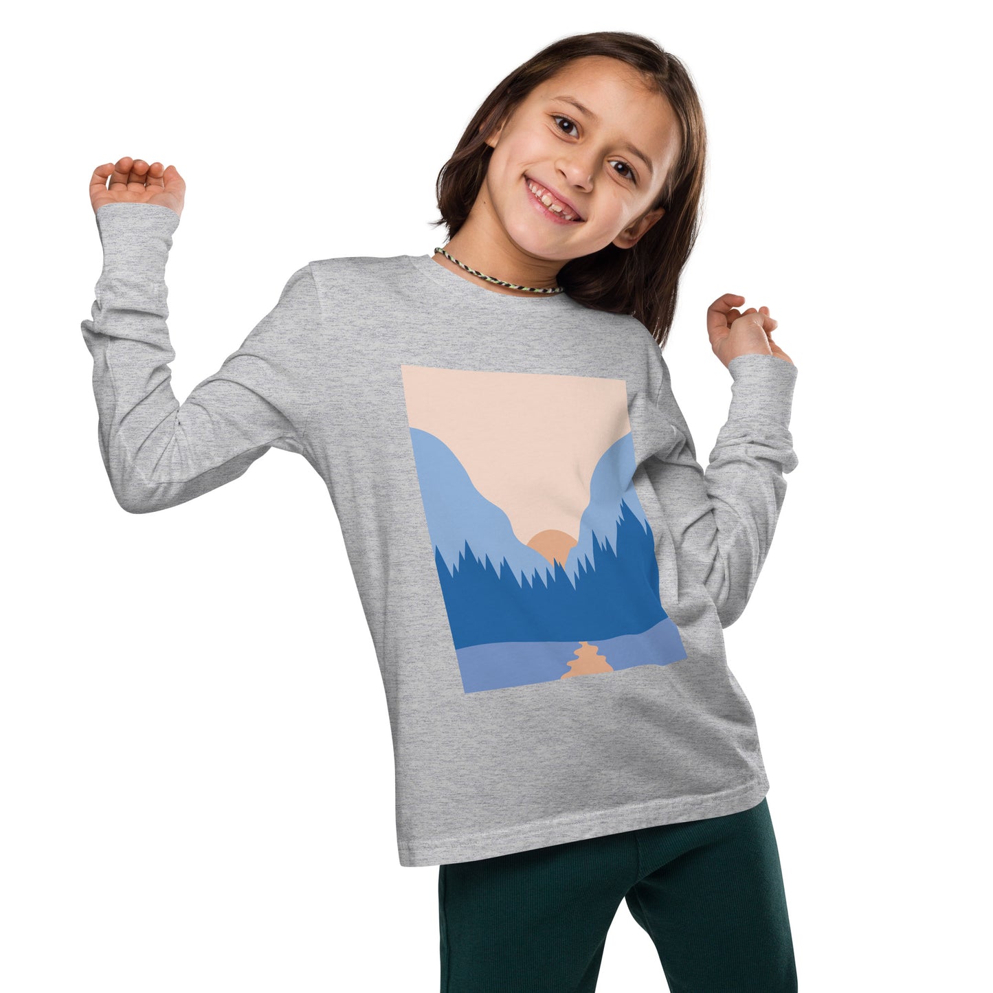 mountain sun girls  long sleeve