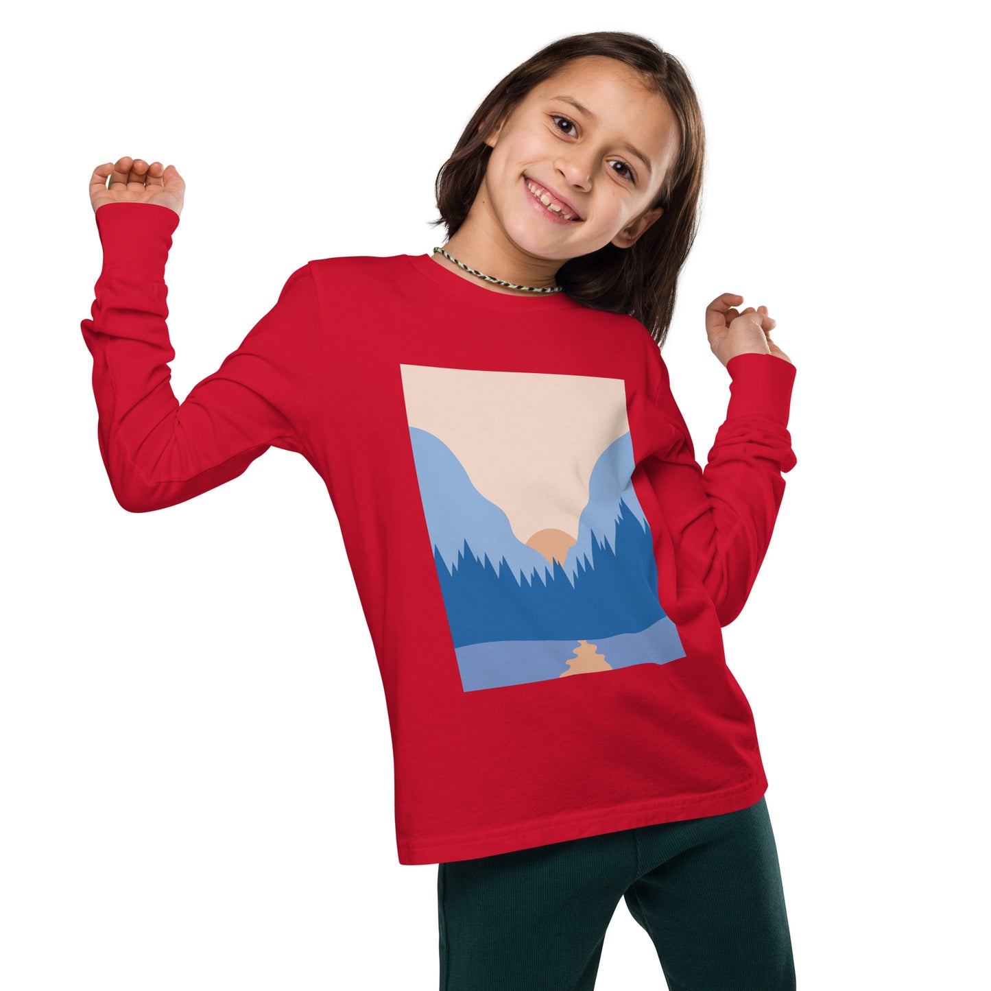 mountain sun girls  long sleeve