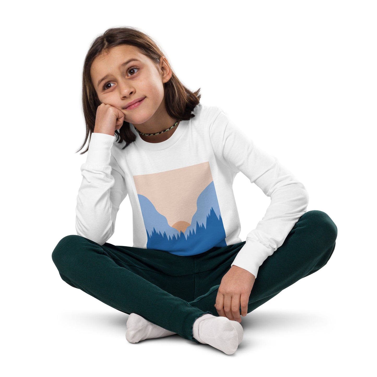 mountain sun girls  long sleeve