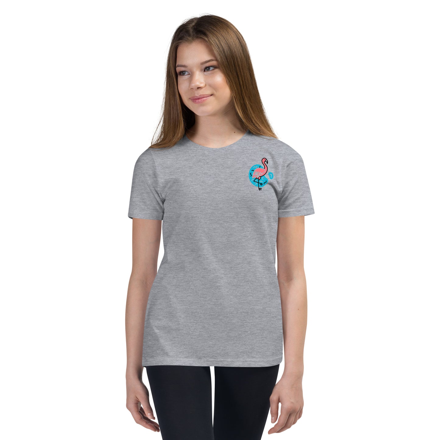 girls flamingo t shirt