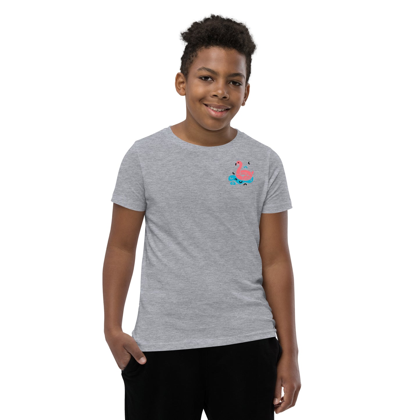 boys flamingo floaty t shirt