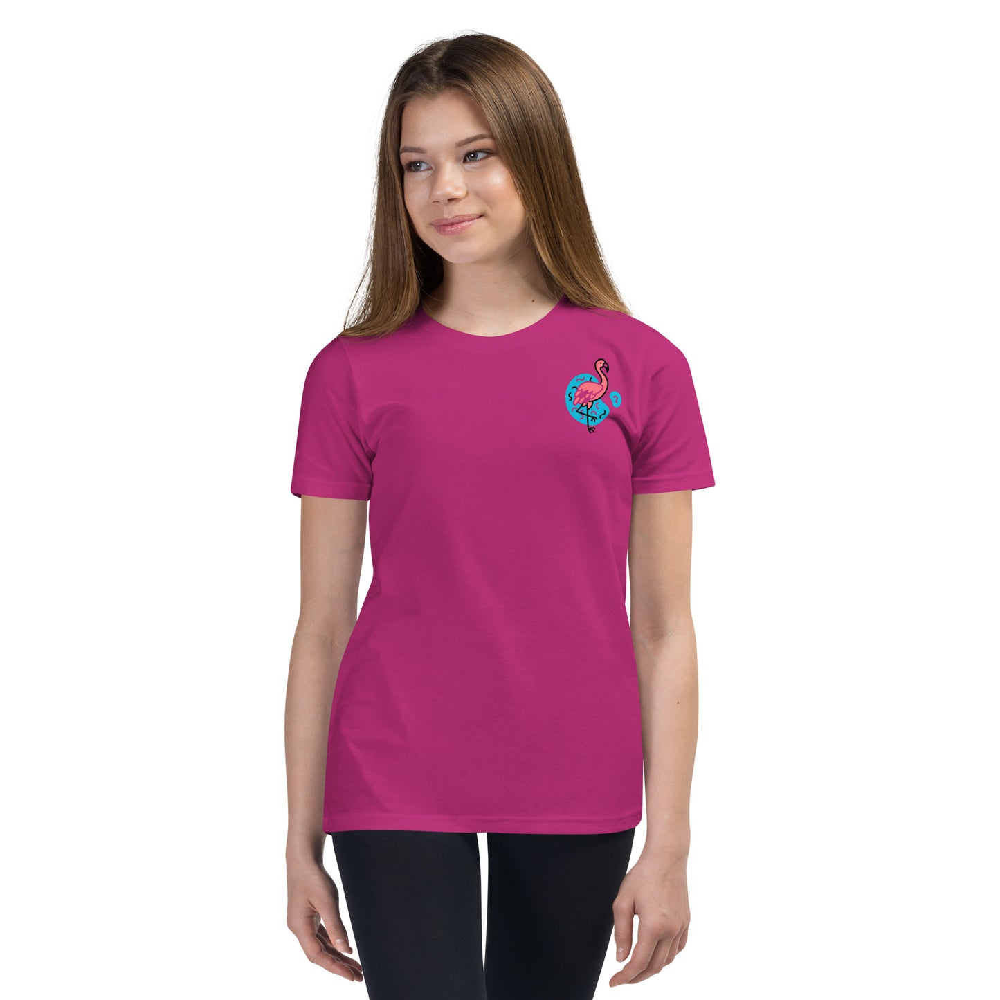 girls flamingo t shirt