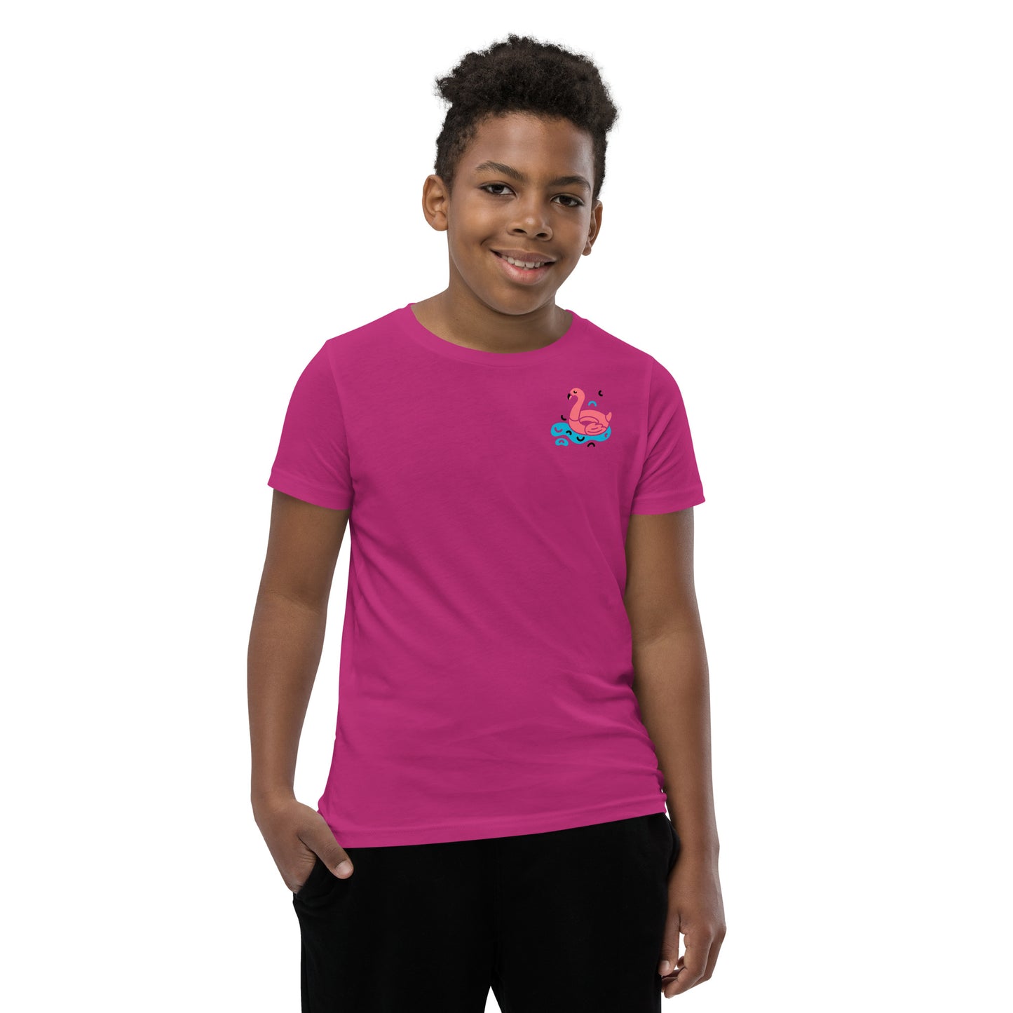 boys flamingo floaty t shirt