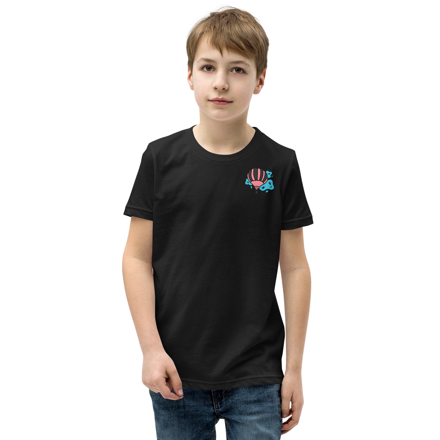 boy hot air balloon t shirt