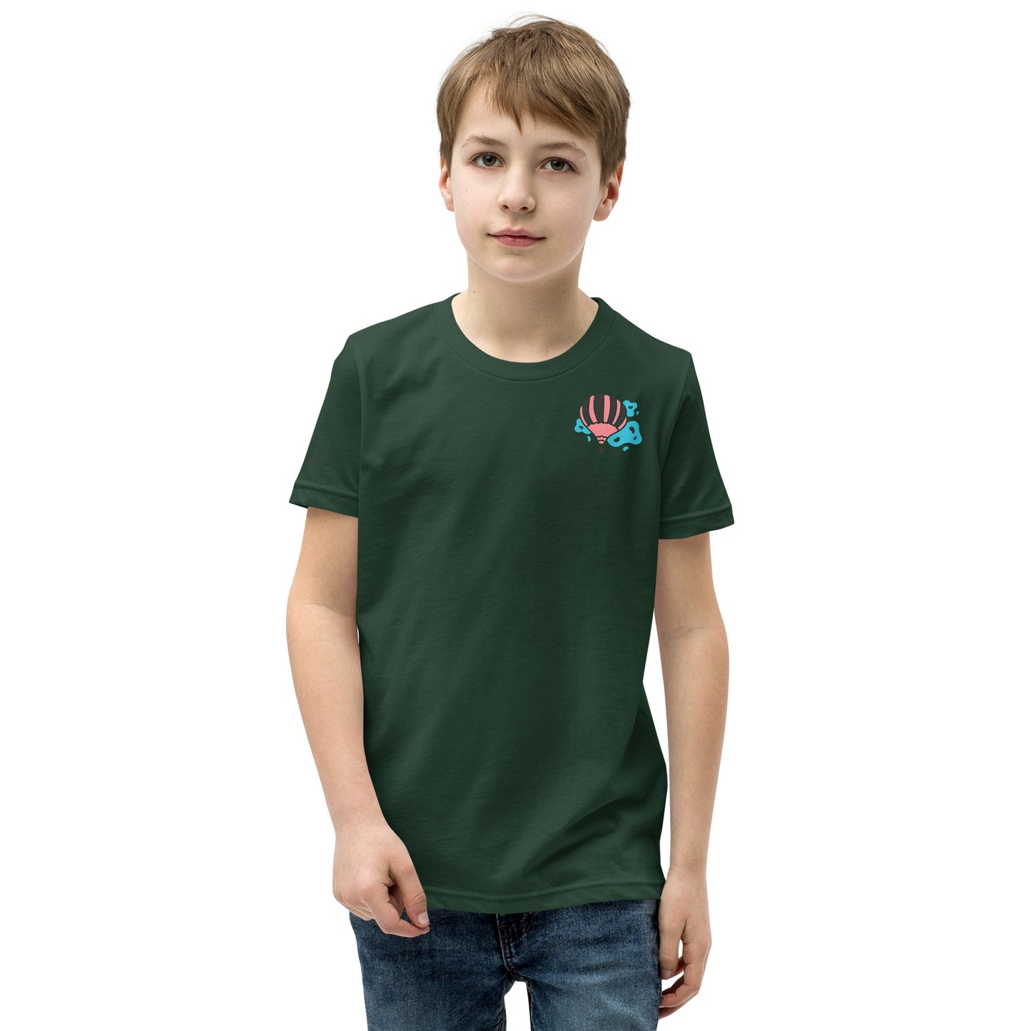 boy hot air balloon t shirt