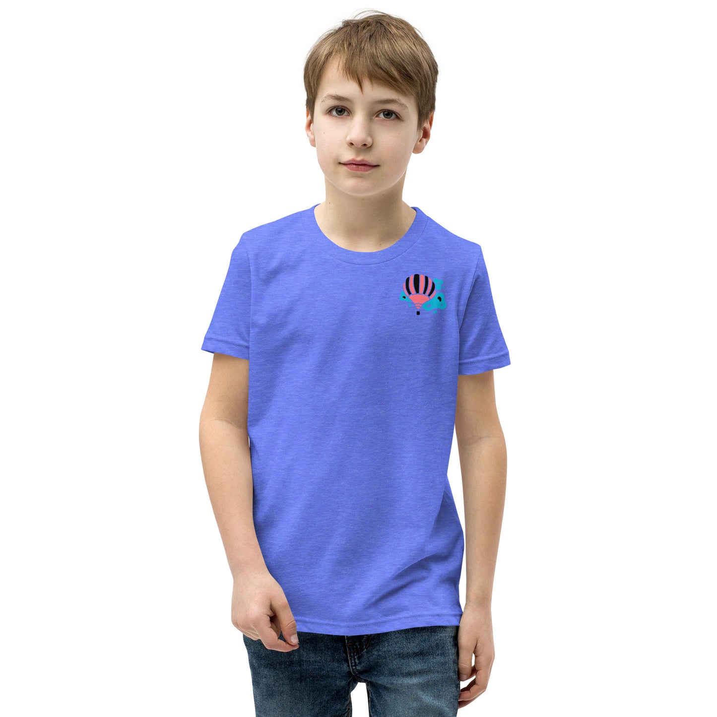 boy hot air balloon t shirt