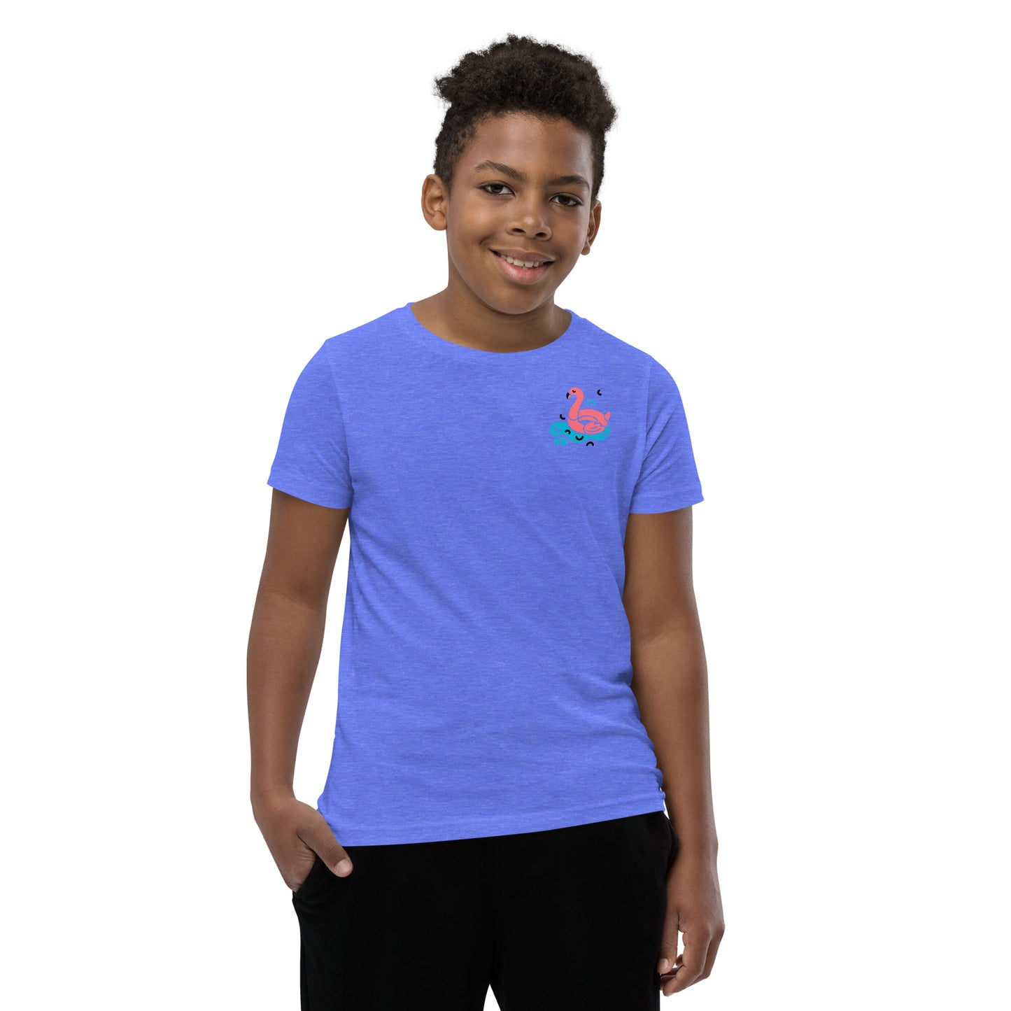 boys flamingo floaty t shirt