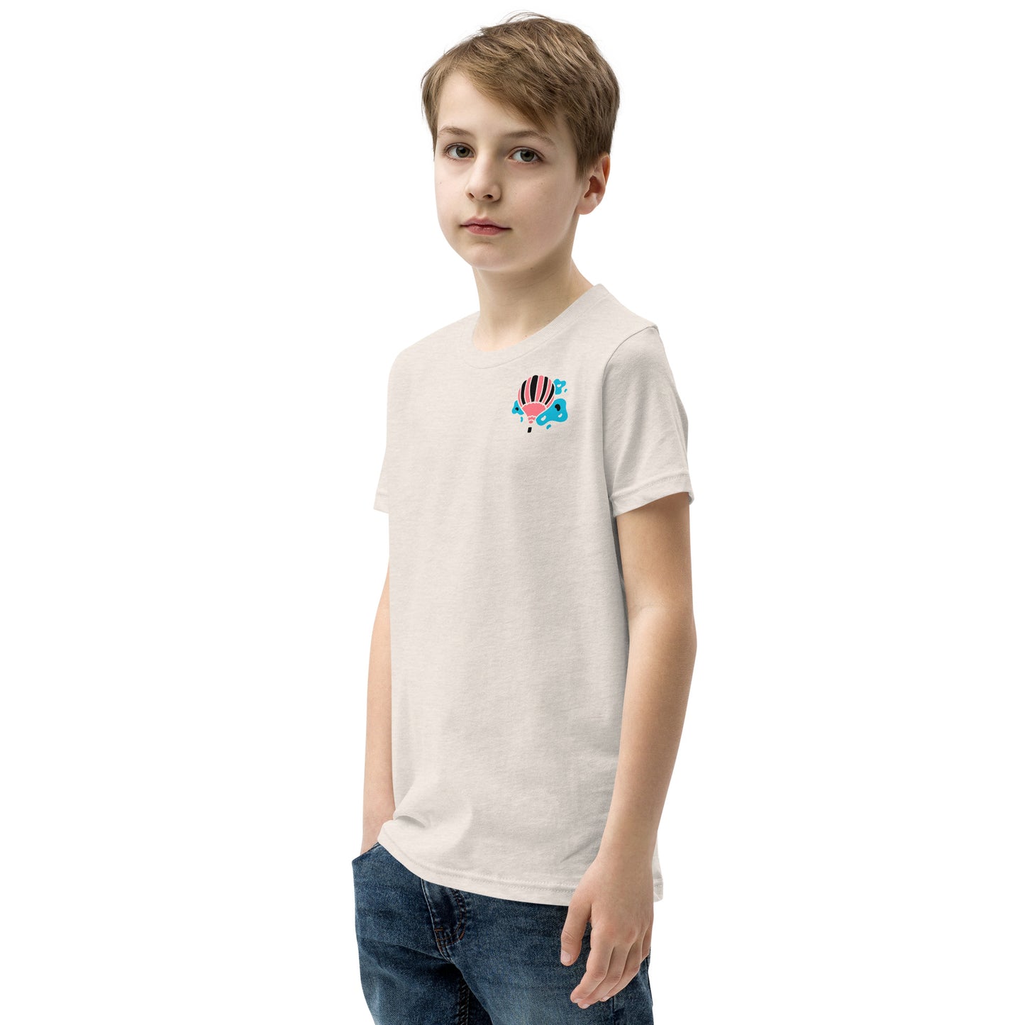 boy hot air balloon t shirt