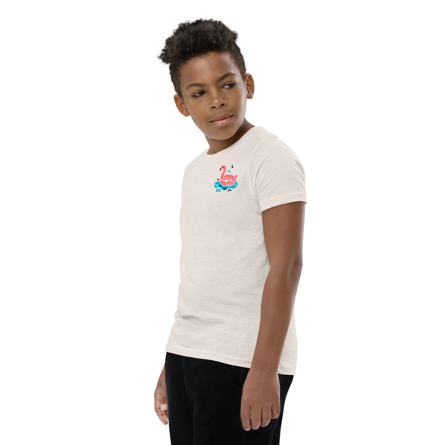 boys flamingo floaty t shirt