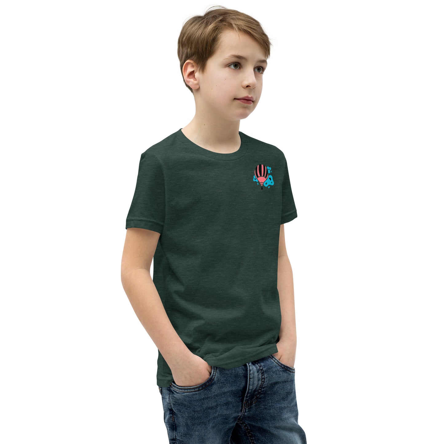 boy hot air balloon t shirt