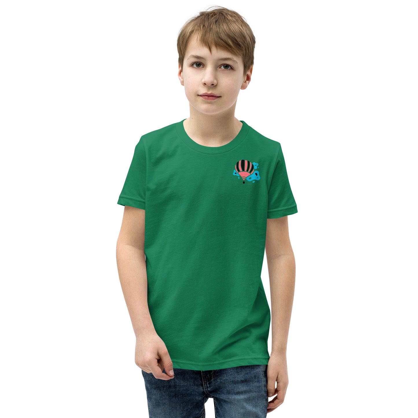 boy hot air balloon t shirt