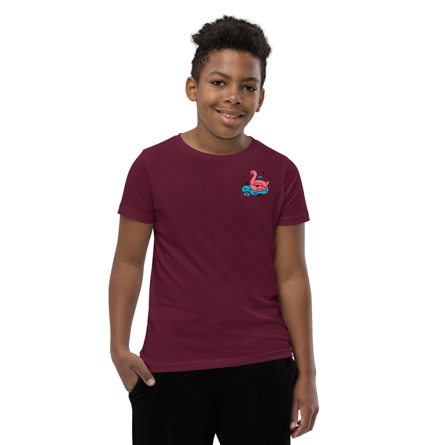 boys flamingo floaty t shirt