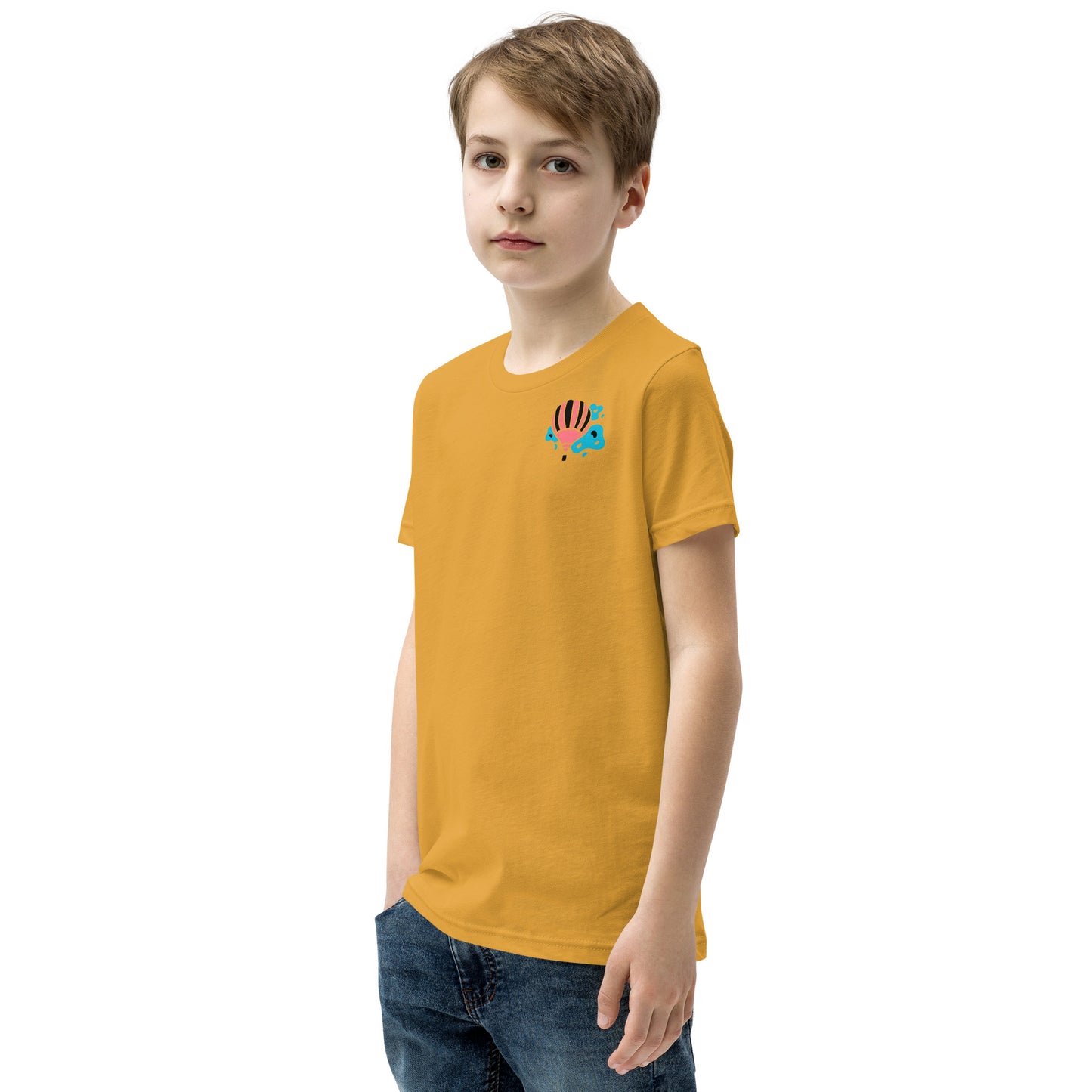 boy hot air balloon t shirt