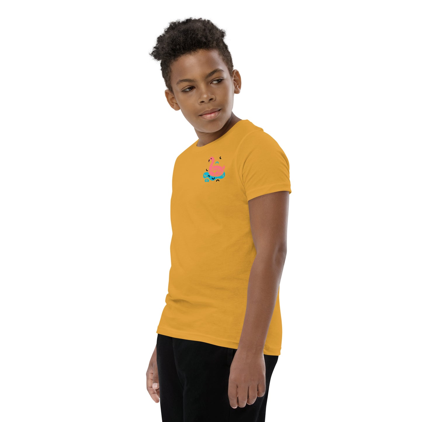 boys flamingo floaty t shirt