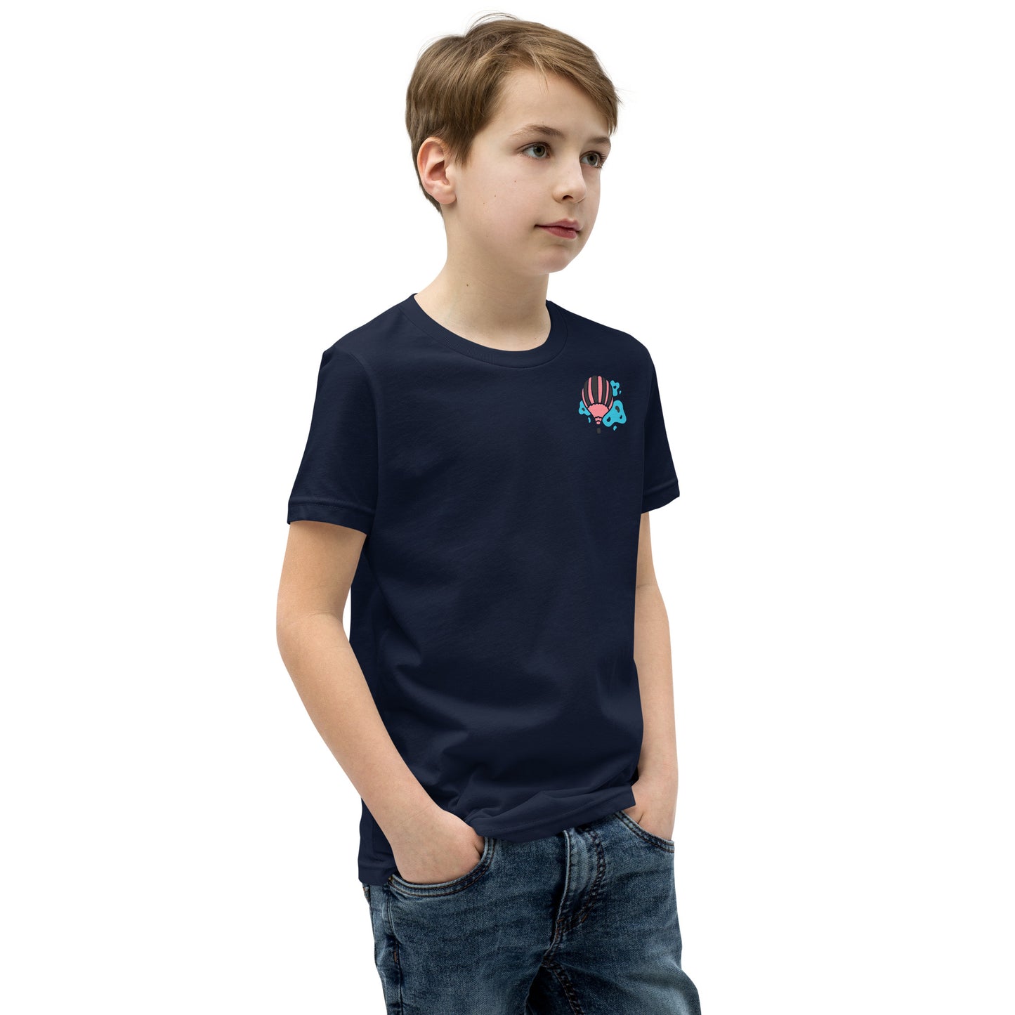 boy hot air balloon t shirt