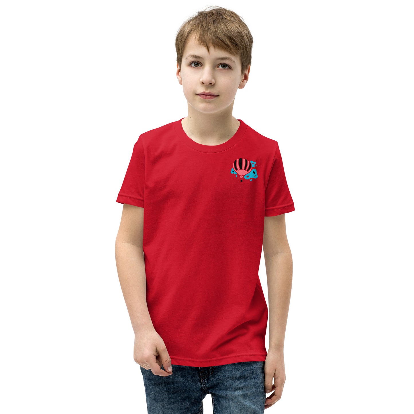 boy hot air balloon t shirt