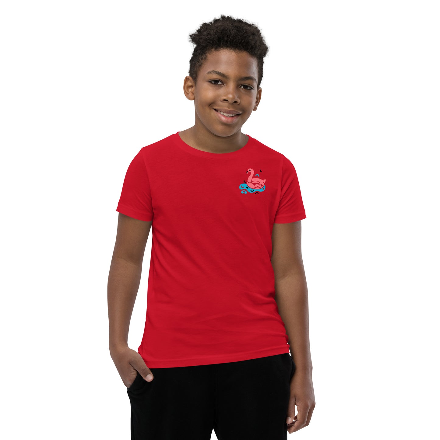 boys flamingo floaty t shirt