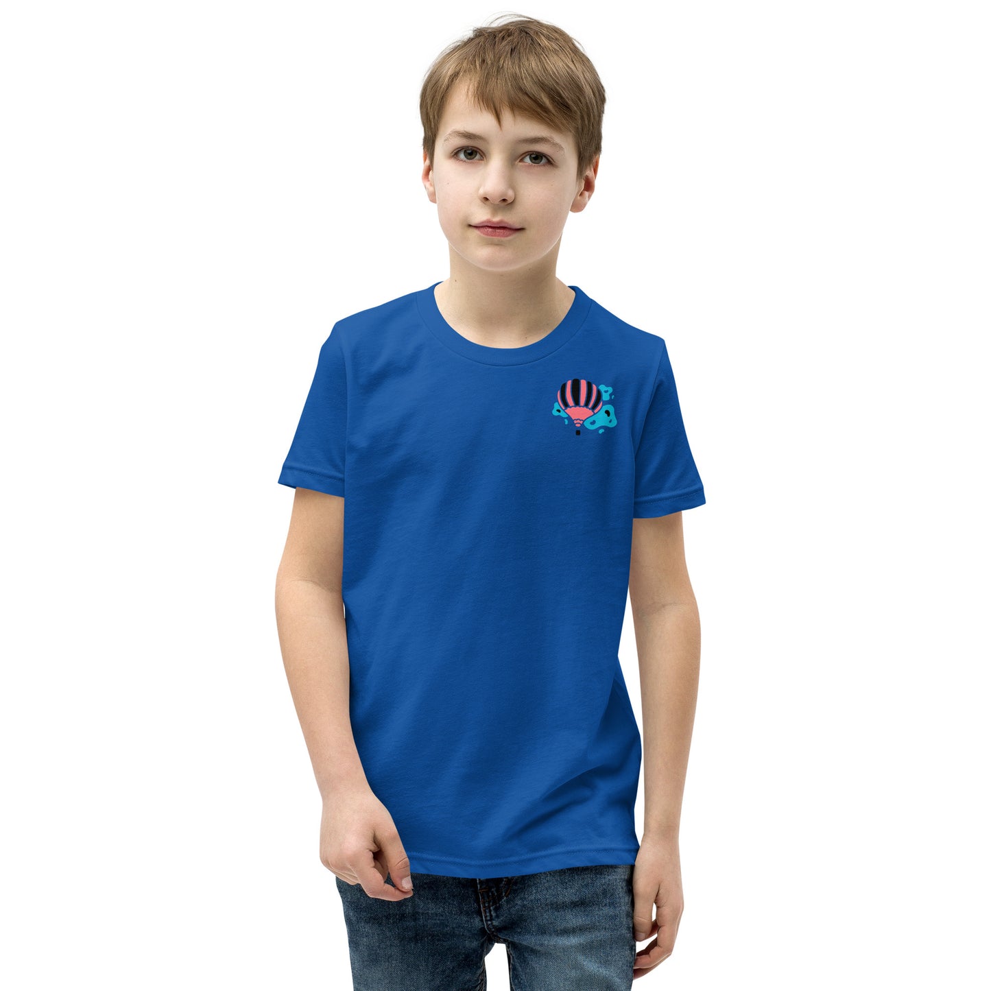 boy hot air balloon t shirt