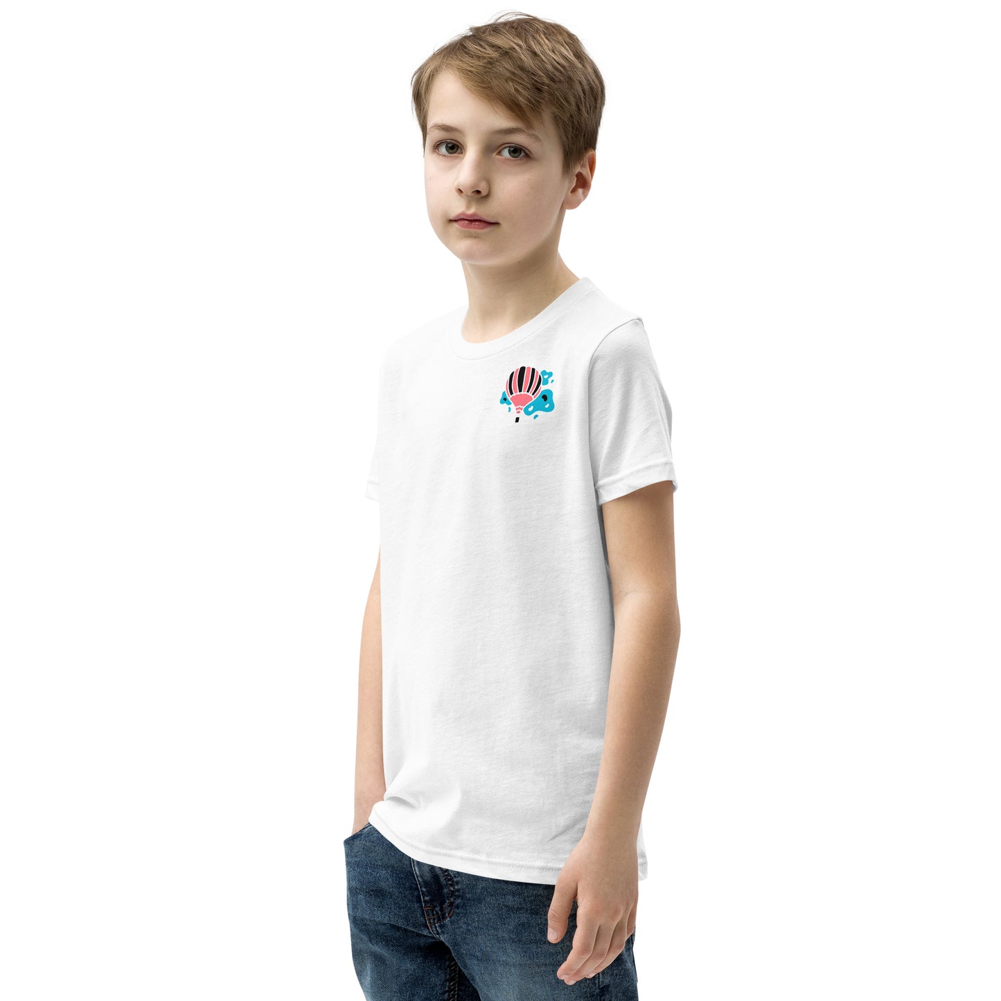 boy hot air balloon t shirt