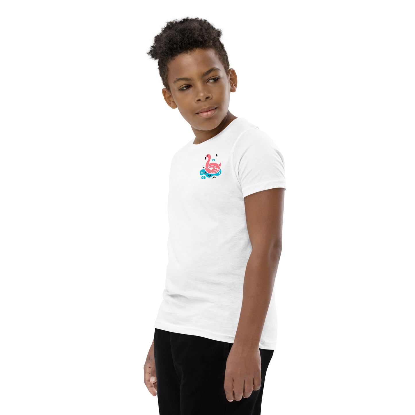 boys flamingo floaty t shirt