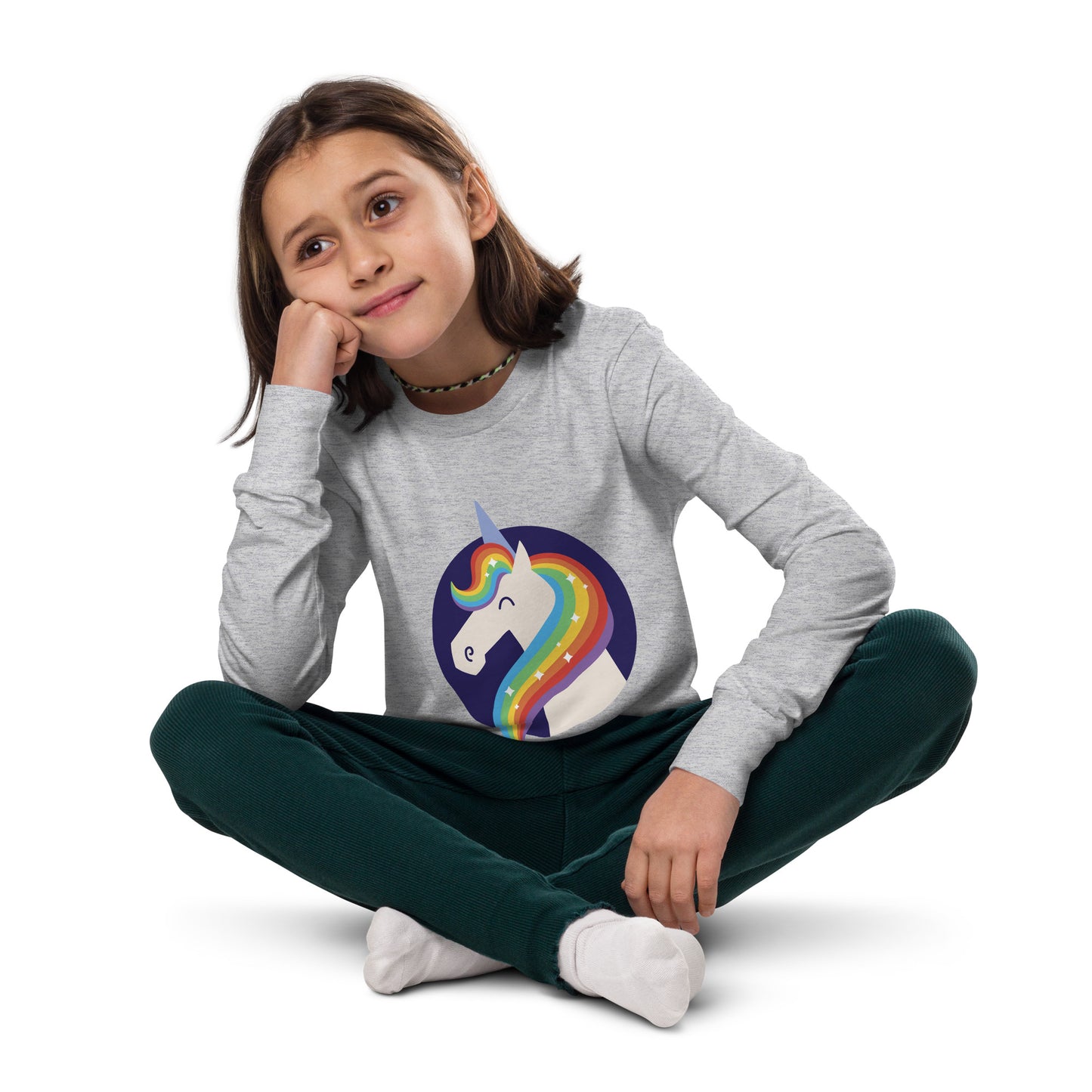 GIRLS UNICORN LONG SLEEVE