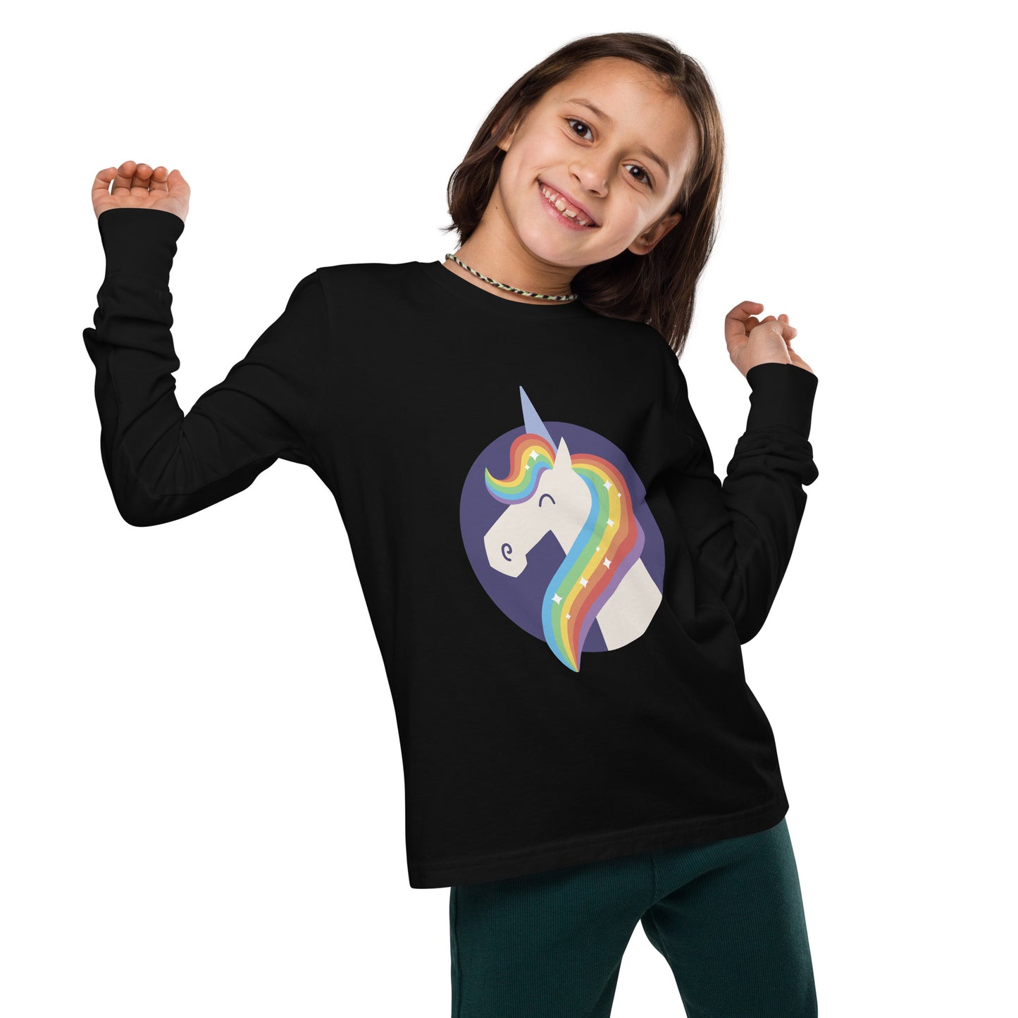 GIRLS UNICORN LONG SLEEVE