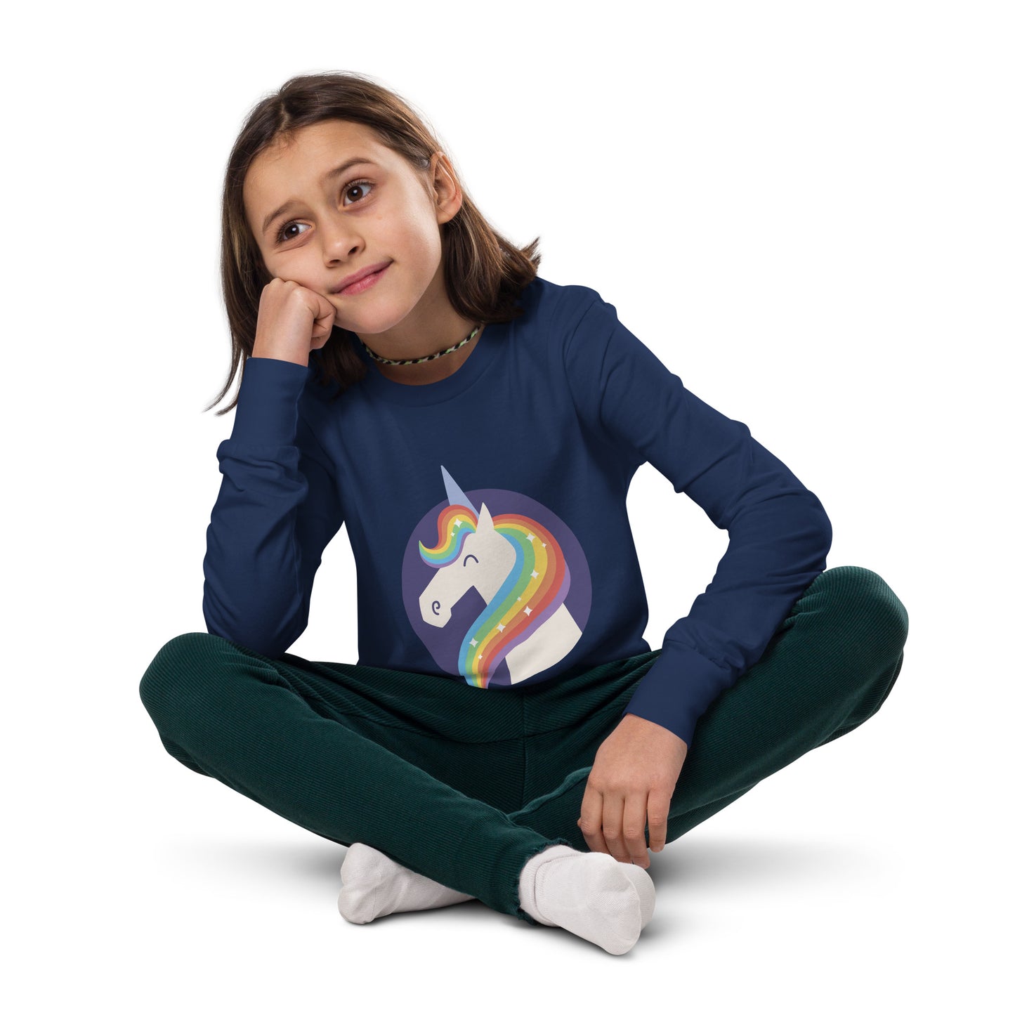 GIRLS UNICORN LONG SLEEVE