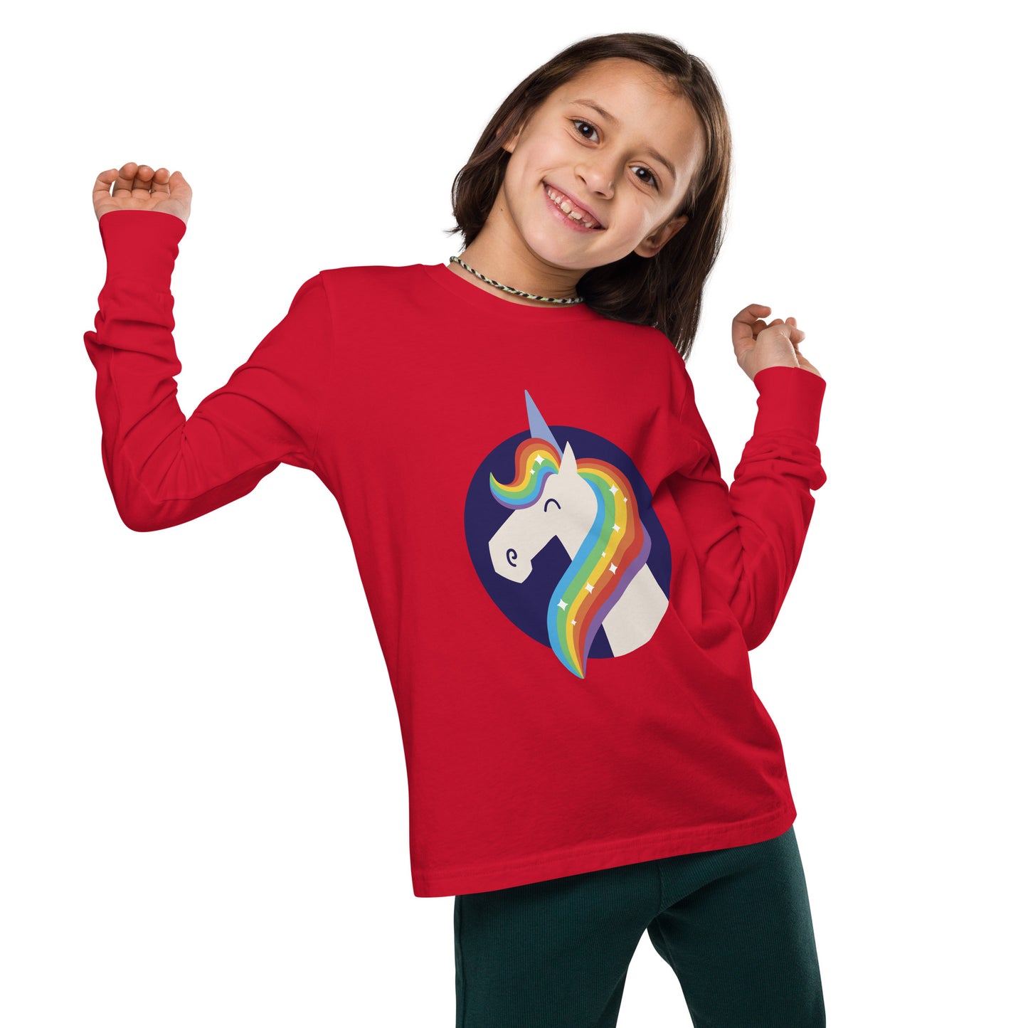 GIRLS UNICORN LONG SLEEVE