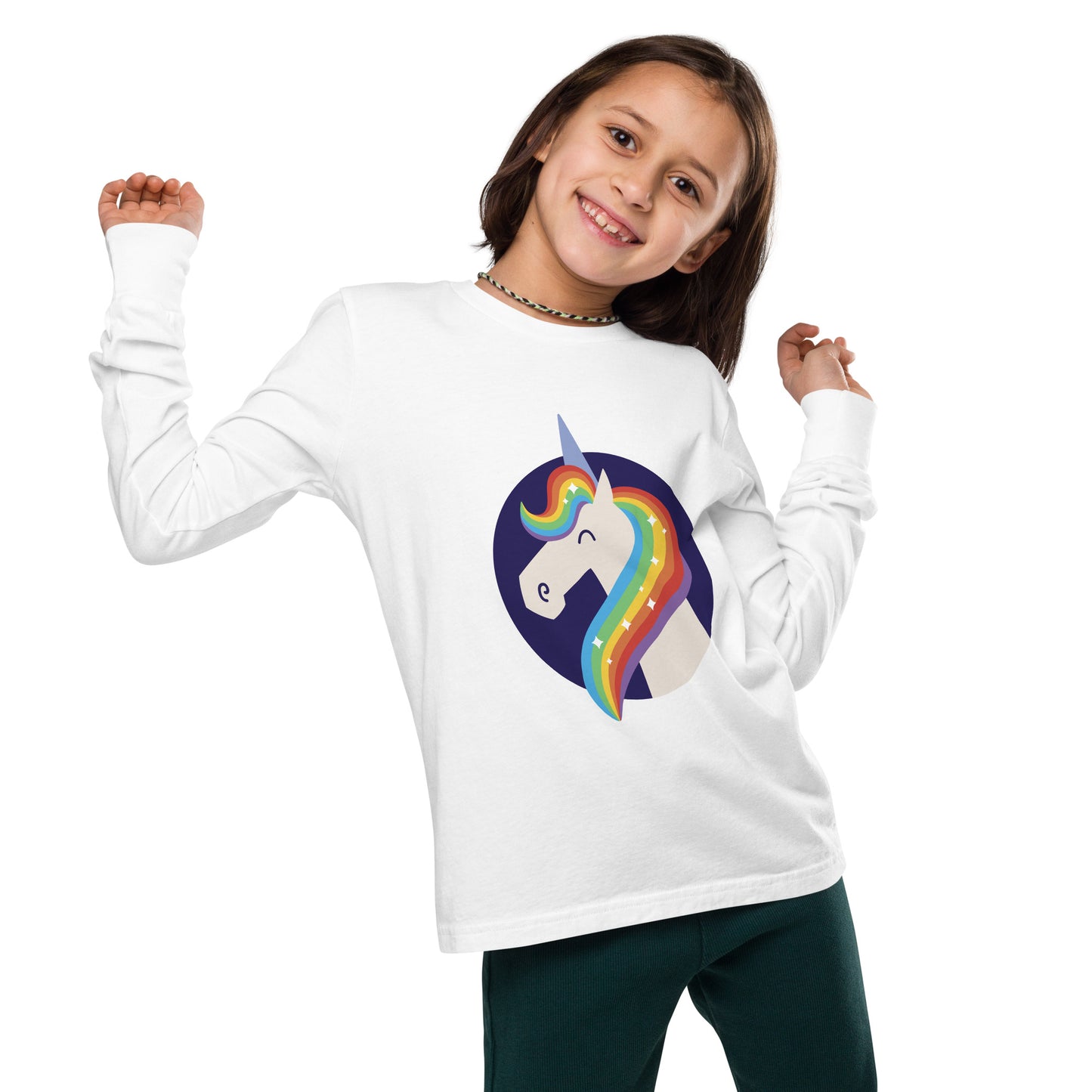 GIRLS UNICORN LONG SLEEVE